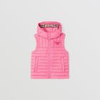 Burberry Burberry Childrens Horseferry Appliqu Nylon Hooded Puffer Gilet, Size: 12y