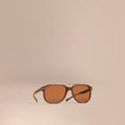 Burberry Burberry Square Frame Sunglasses, Brown