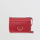 Burberry Burberry The Medium Patent Leather D-ring Bag, Red
