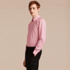 Burberry Burberry Slim Fit Gingham Cotton Poplin Shirt, Size: 16, Pink