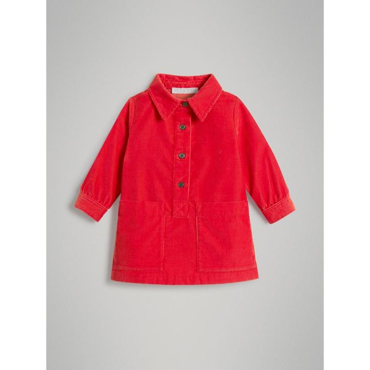 Burberry Burberry Corduroy Shirt Dress, Size: 2y