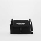 Burberry Burberry Childrens Logo Print Econyl Baby Changing Bag, Black