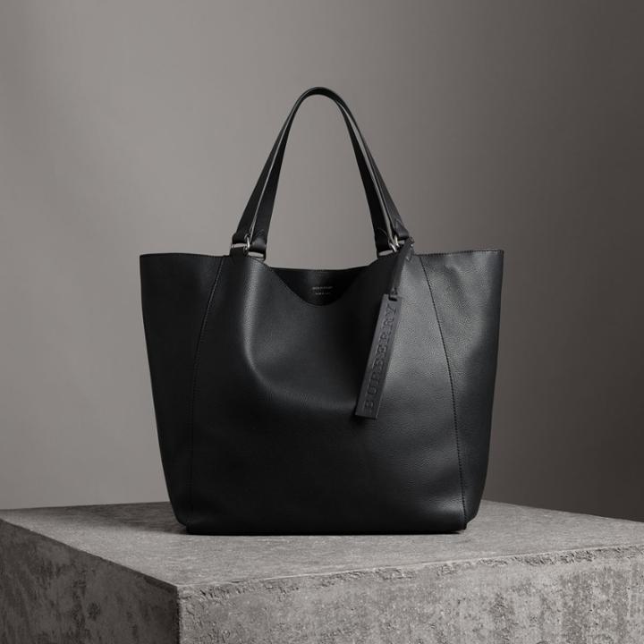 Burberry Burberry Large Bonded Leather Tote