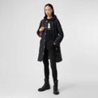 Burberry Burberry Diamond Quilted Thermoregulated Hooded Coat, Size: Xs, Black