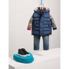 Burberry Burberry Down-filled Hooded Gilet, Size: 2y, Blue