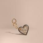 Burberry Sequinned Heart Key Charm