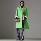 Burberry Burberry Bonded Cotton Double-breasted Coat, Size: 08