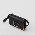 Burberry Burberry The Mini Vintage Check And Leather D-ring Bag, Black