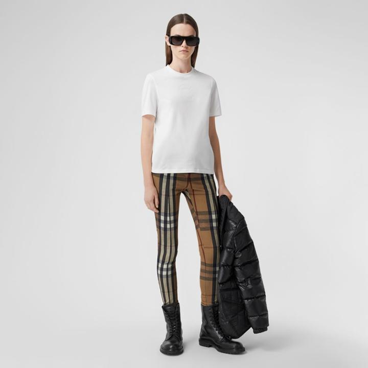 Burberry Burberry Logo Graphic Cotton T-shirt, Size: Xs, White