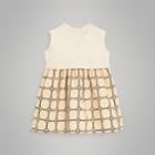 Burberry Burberry Childrens Knit Cashmere And Flower Print Cotton Dress, Size: 12m, White
