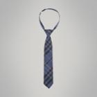 Burberry Burberry Modern Cut Check Silk Cotton Tie, Size: Os, Blue
