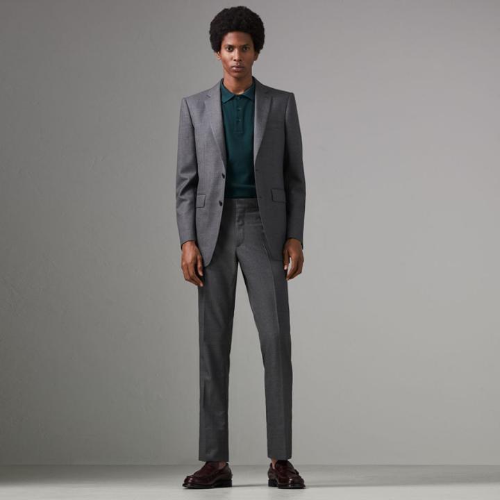 Burberry Burberry Modern Fit Sharkskin Wool Suit, Size: 50r
