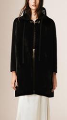 Burberry Prorsum Chain Closure Mink Coat