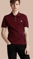 Burberry Fitted Mercerised Cotton-piqu Polo Shirt