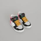 Burberry Burberry Childrens Colour Block Leather High-top Sneakers, Size: 27, Pink