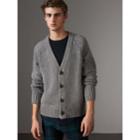 Burberry Burberry Chunky Knit Wool Cashmere Cardigan