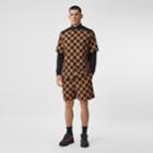 Burberry Burberry Chequer Cotton Tailored Shorts, Size: 34