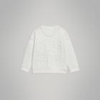 Burberry Burberry Childrens Embossed Logo Cotton Sweatshirt, Size: 4y, White