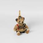 Burberry Burberry Thomas Bear Charm In Icon Stripe Sweater And Beanie, Multicolour
