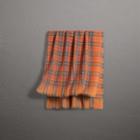 Burberry Burberry Two-tone Vintage Check Cotton Square Scarf, Pink
