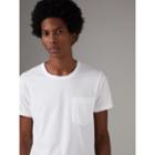 Burberry Burberry Pocket Detail Cotton Jersey T-shirt, Size: Xxl, White