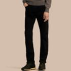 Burberry Burberry Straight Fit Stretch-denim Jeans, Size: 32r, Black