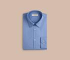 Burberry Burberry Slim Fit Stretch Cotton Shirt, Size: 16.5, Blue