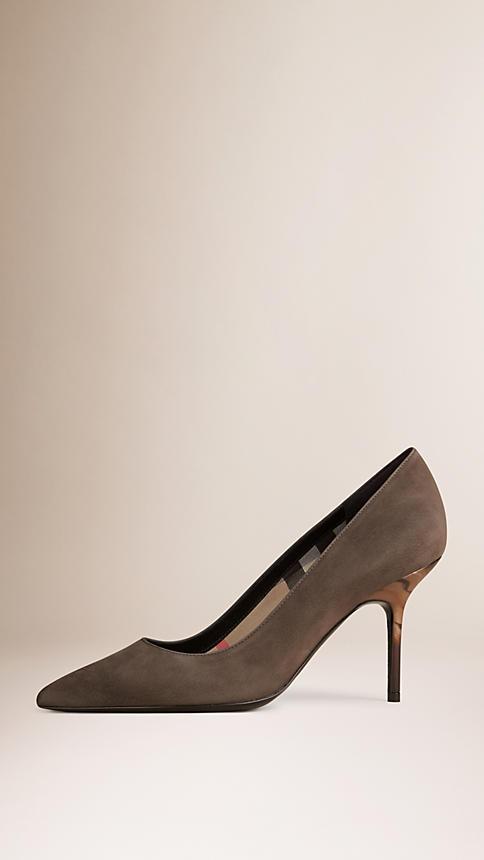 Burberry Point-toe Nubuck Pumps