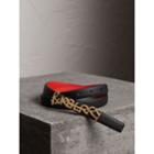 Burberry Burberry Doodle Detail Reversible Leather Belt, Size: 80, Black
