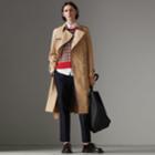 Burberry Burberry The Long Chelsea Heritage Trench Coat, Size: 40, Beige