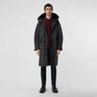 Burberry Burberry Quilt-lined Technical Nylon Parka, Size: 38, Black