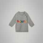 Burberry Burberry Archive Logo Cotton Dress, Size: 18m, Grey