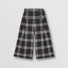 Burberry Burberry Childrens Vintage Check Wool Sailor Trousers, Size: 14y, Black