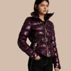 Burberry Burberry Lightweight Down-filled Jacket, Size: M, Purple