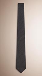 Burberry Modern Cut Striped Silk Jacquard Tie