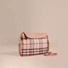 Burberry Burberry Haymarket Check And Leather Clutch Bag, Pink