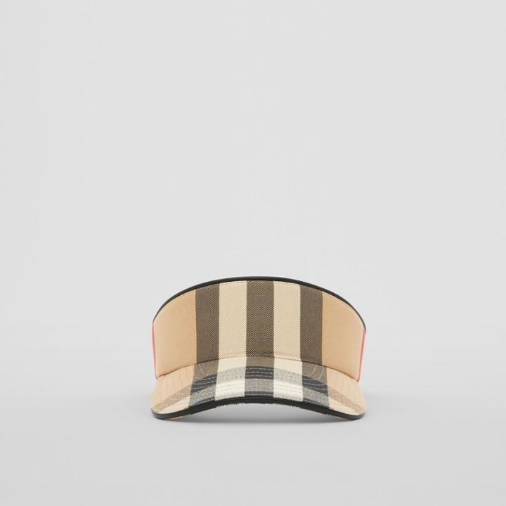 Burberry Burberry Check Cotton Visor, Size: L
