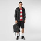 Burberry Burberry Reversible Lambskin And Nylon Hooded Jacket, Size: 36, Black