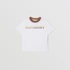 Burberry Burberry Childrens Confectionery Logo Print Cotton T-shirt, Size: 10y, White