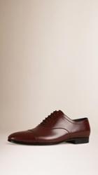 Burberry Leather Oxford Shoes