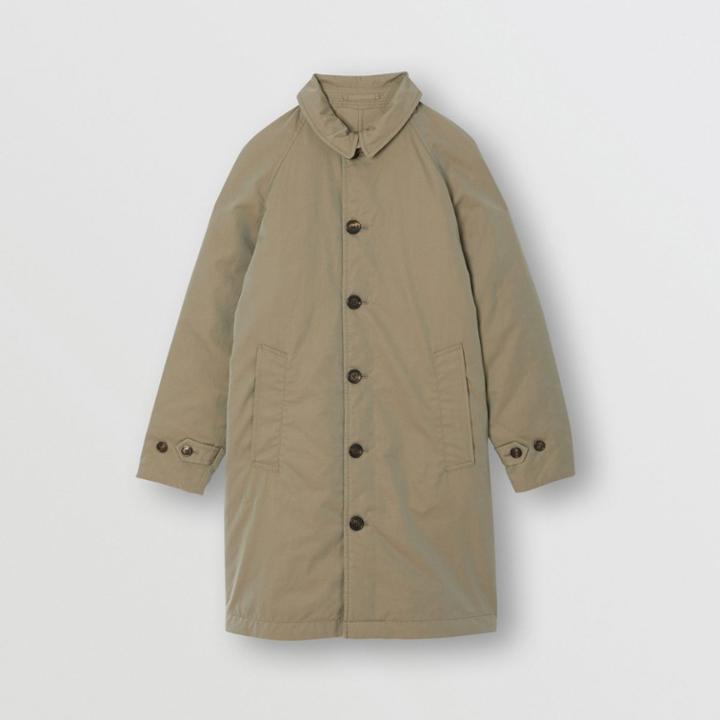 Burberry Burberry Childrens Reversible Tropical Gabardine Car Coat, Size: 10y, Green