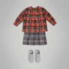 Burberry Burberry Scribble Check Print Cotton Tunic Shirt, Size: 6y