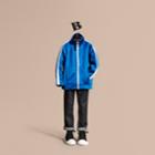 Burberry Burberry High-shine Technical Track Jacket, Size: 14y, Blue