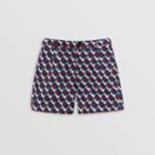 Burberry Burberry Childrens Geometric Print Cotton Tailored Shorts, Size: 8y, Blue