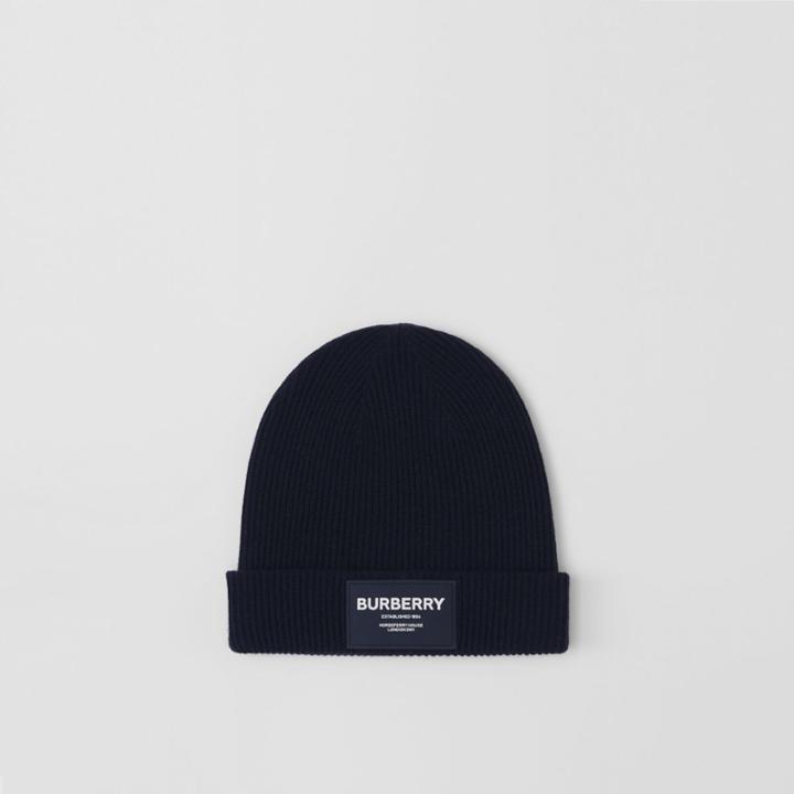 Burberry Burberry Childrens Horseferry Appliqu Wool Cashmere Beanie, Size: 4y-6y