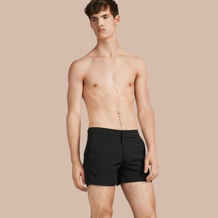 Burberry Burberry Tailored Swim Shorts, Size: Xxl, Black