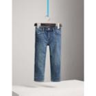 Burberry Burberry Relaxed Fit Stretch Denim Jeans, Size: 8y, Blue