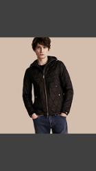 Burberry Hooded Military Quilted Jacket