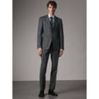 Burberry Burberry Modern Fit Wool Part-canvas Three-piece Suit, Size: 54r, Grey