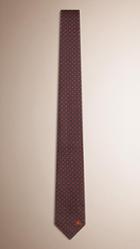 Burberry Slim Cut Micro Diamond Silk Tie